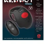 Red Dot Vibrating Cock Ring V3 With Remote - Black/red Couples & C-Rings Icon Brands