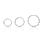 Silicone Support Rings - Clear Couples & C-Rings CalExotics