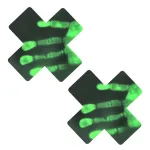 Neon Greeny Temperature Reactive X Factor Nipple Cover Pasties Robes & Sleepwear Neva Nude