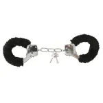Sex and Mischief Furry Handcuffs - Black BDSM & Kink Sportsheets