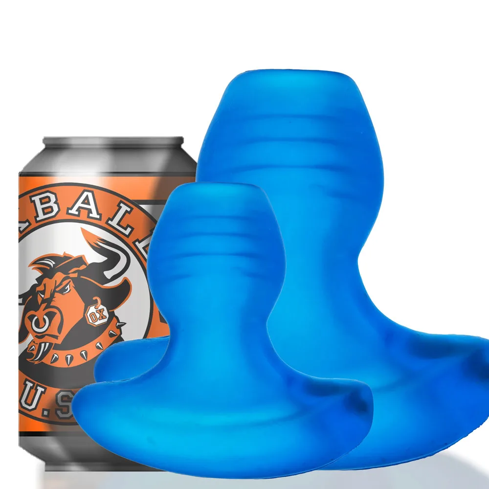 Glow Hole 2 Butt Plug - Large - Blue Morph Anal Play Oxballs