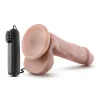 Dr. Skin - Dr. Rob - 6 Inch Vibrating Cock With Suction Cup - Vanilla Vibrators Blush