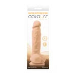 Colours - Pleasures - Vibrating - 5 Inch Dildo - White Dildos nsnovelties