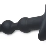 Bang - Vibrating Silicone Anal Beads and Remote Black Vibrators XR Brands