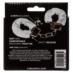 Playful Furry Cuffs - White BDSM & Kink CalExotics