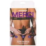 Merci - Tush Trainer - 3 Piece Silicone Set - Black Anal Play Doc Johnson