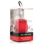 Orchids Wild Vibrating Pinpoint Rose Tickler - Red Lubes & Essentials XR Brands