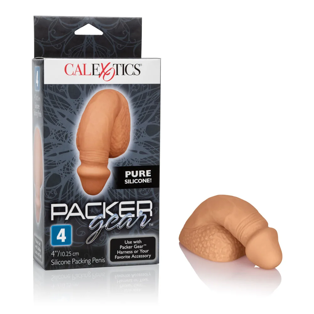Packer Gear 4 Inch Silicone Packing Penis - Tan Strokers & Pumps CalExotics