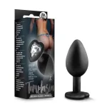 Temptasia - Bling Plug - Small - Black Anal Play Blush