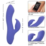 Calexotics Connect Dual Stimulator - Periwinkle Vibrators CalExotics