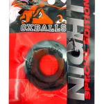 Do-Nut-2 Large Atomic Jock Cockring - Night Black BDSM & Kink Oxballs