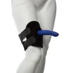 Gender Fluid Thigh Rider Strap-on Harness - Small- Large - Black Dildos Voodoo Toys