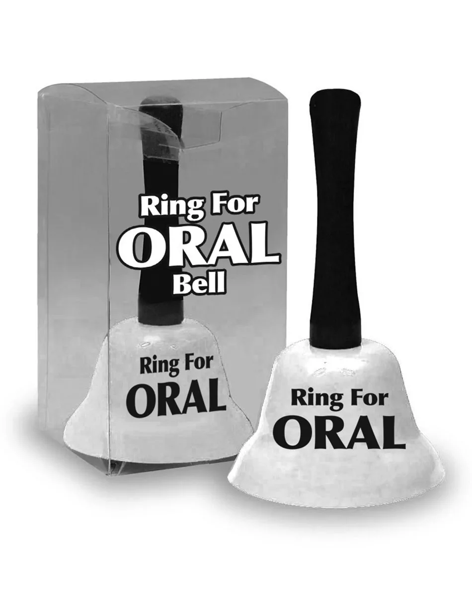Ring Bell for Oral - White Novelty Little Genie