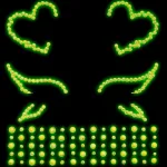 Ayla Adhesive Glow in the Dark Festival & Rave Leg Avenue