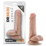Dr. Skin - Dr. Jeffrey - 6.5 Inch Dildo With Balls - Beige Dildos Blush