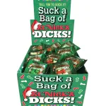 Suck a Bag of St. Nicks Dicks- Display of 100 Ct. Hosiery & Garters Little Genie