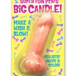 Super Fun Big Penis Candle - Pink Novelty Little Genie
