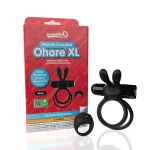 Screaming O Remote Controlled Ohare XL Vibrating Ring - Black Vibrators Screaming O