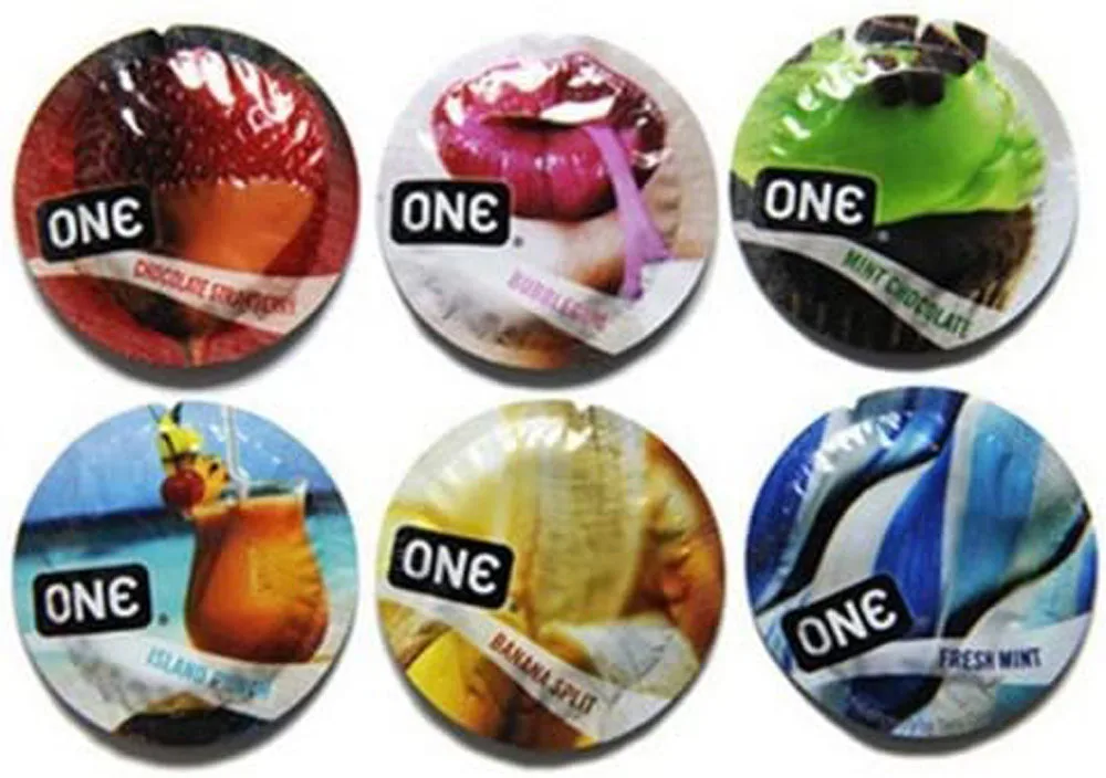 One - Flavor Waves - 1000 Piece Case - Bulk Lubes & Essentials Paradise Marketing