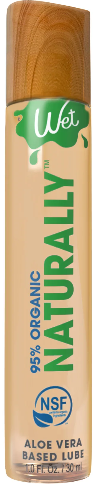 Wet 95% Organic Naturally - Aloe Based Lubricant 1 Oz Lubes & Essentials Wet