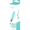 Bam Mini Rechargeable Bullet Vibe - Turquoise Vibrators VeDO