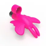 The 9's Flirt Finger Butterfly Finger Vibrator - Pink Vibrators Icon Brands