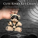 BDSM Teddy Bear Keychain Novelty XR Brands