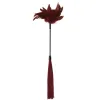 Sex and Mischief Enchanted Feather Tickler - Burgundy BDSM & Kink Sportsheets