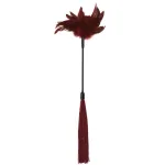 Sex and Mischief Enchanted Feather Tickler - Burgundy BDSM & Kink Sportsheets