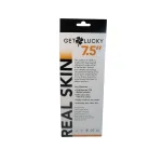 Get Lucky 7.5 Inch Real Skin Dildo - Dark Brown Dildos Voodoo Toys