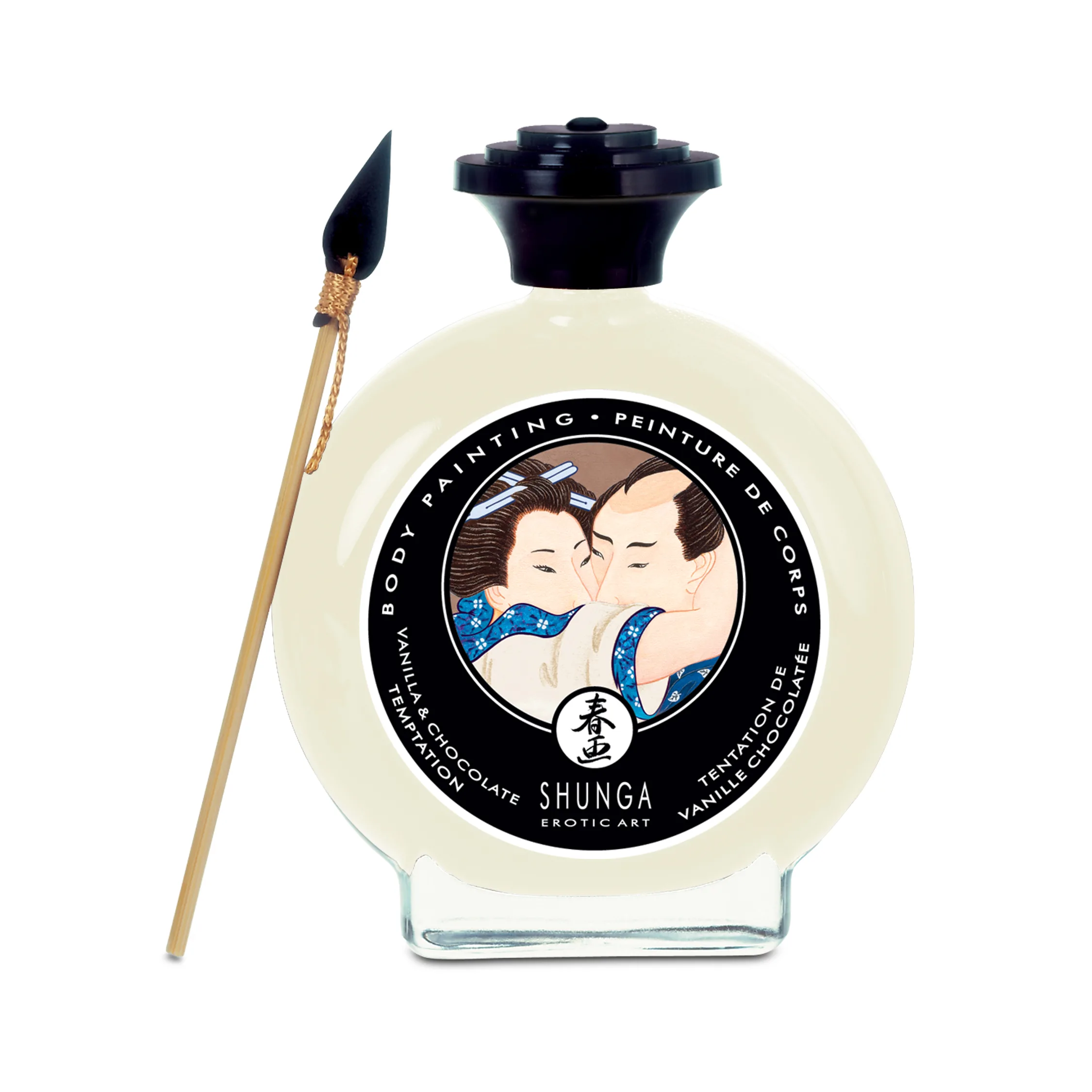 Edible Body Paint - Vanilla & Chocolate Temptation - 3.5 Fl. Oz. / 100 ml Bath & Body | Body Paint Shunga