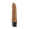 Dr. Skin - Cock Vibe 3 - 7.25 Inch Vibrating Cock - Mocha Vibrators Blush
