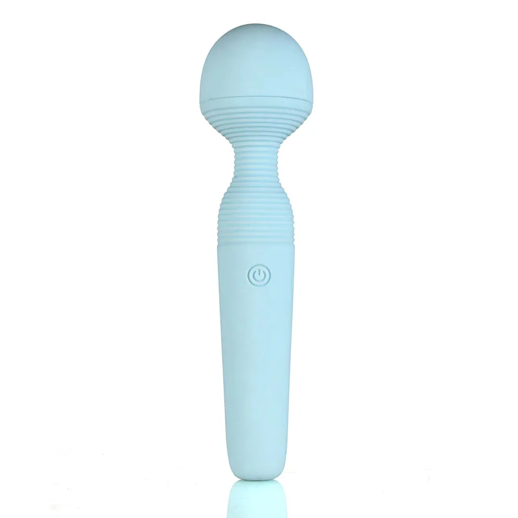 Grace Bendable Vibrating Pleasure Wand - Blue Vibrators Maia Toys