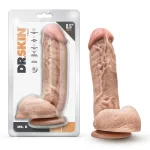 Dr. Skin - Mr. D - 8.5 Inch Dildo With Balls - Beige Dildos Blush