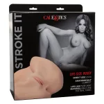 Stroke It Life-Size Pussy - Ivory Strokers & Pumps CalExotics