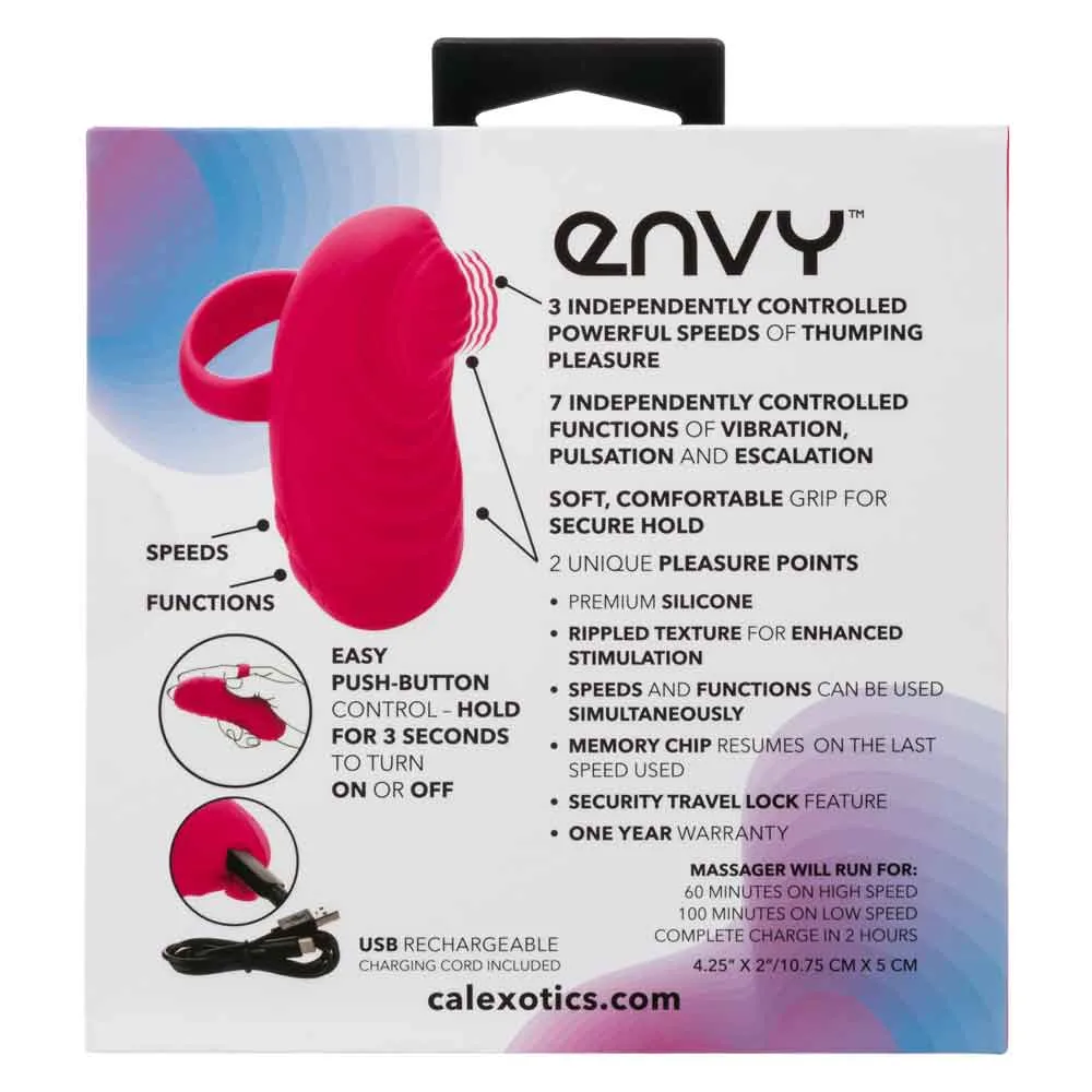 Envy Handheld Thumping Massager - Pink Festival & Rave CalExotics