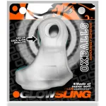 Glowsling Cocksling Led - Clear Ice BDSM & Kink Oxballs