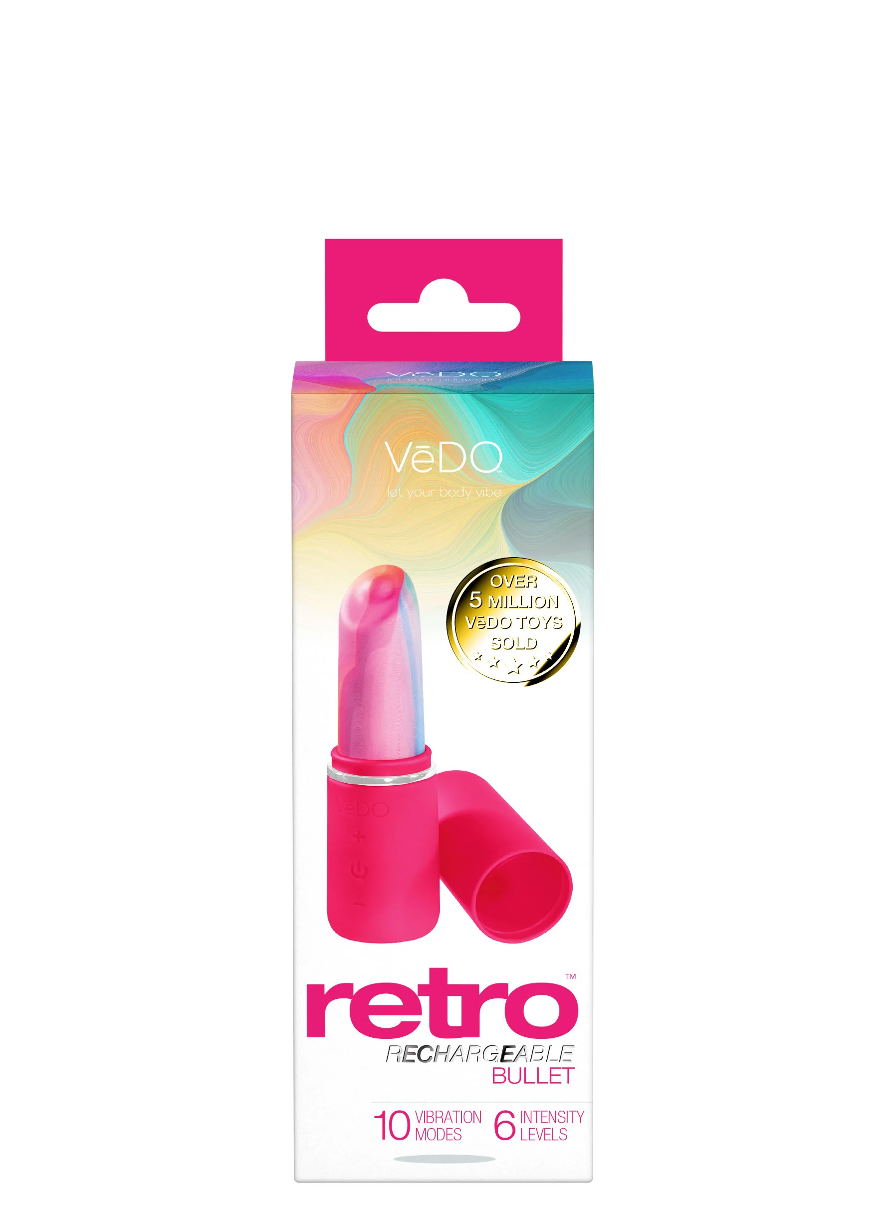 Retro Rechargeable Bullet - Pink Vibrators VeDO