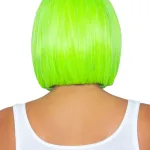 12 Inch Short Bob Wig - Neon Green Festival & Rave Leg Avenue