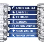 Rize - Swich - Glow in the Dark Self -Lubricating Stroker - Clear Strokers & Pumps Blush