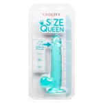 Size Queen 6 Inch - 15.25 Cm - Blue Dildos CalExotics