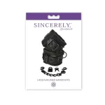 Sincerely Fur Lined Hand Cuffs BDSM & Kink Sportsheets