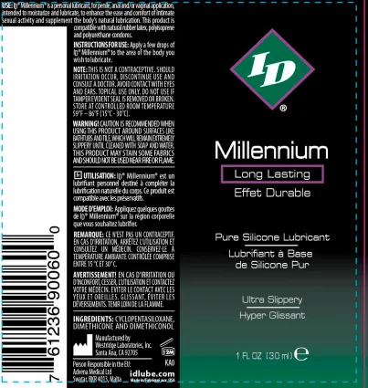 ID Millennium Silicone Lubricant 1 Oz Lubes & Essentials I.D. Lubricants