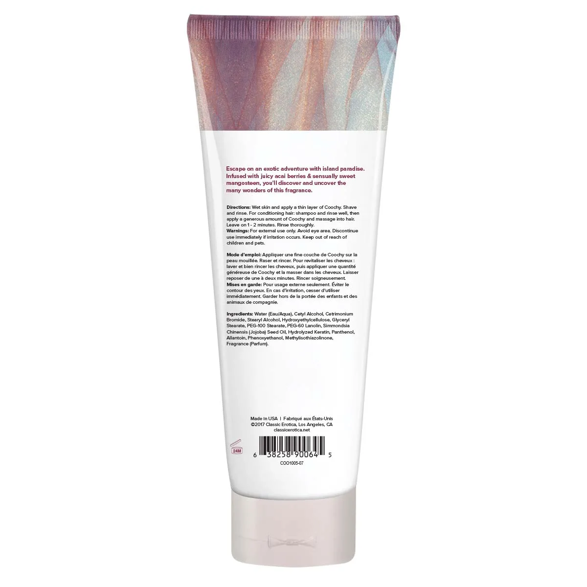 Coochy Shave Cream - Island Paradise - 7.2 Oz Lubes & Essentials Classic Brands