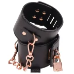 Brat Locking Cuffs - Black BDSM & Kink Sportsheets