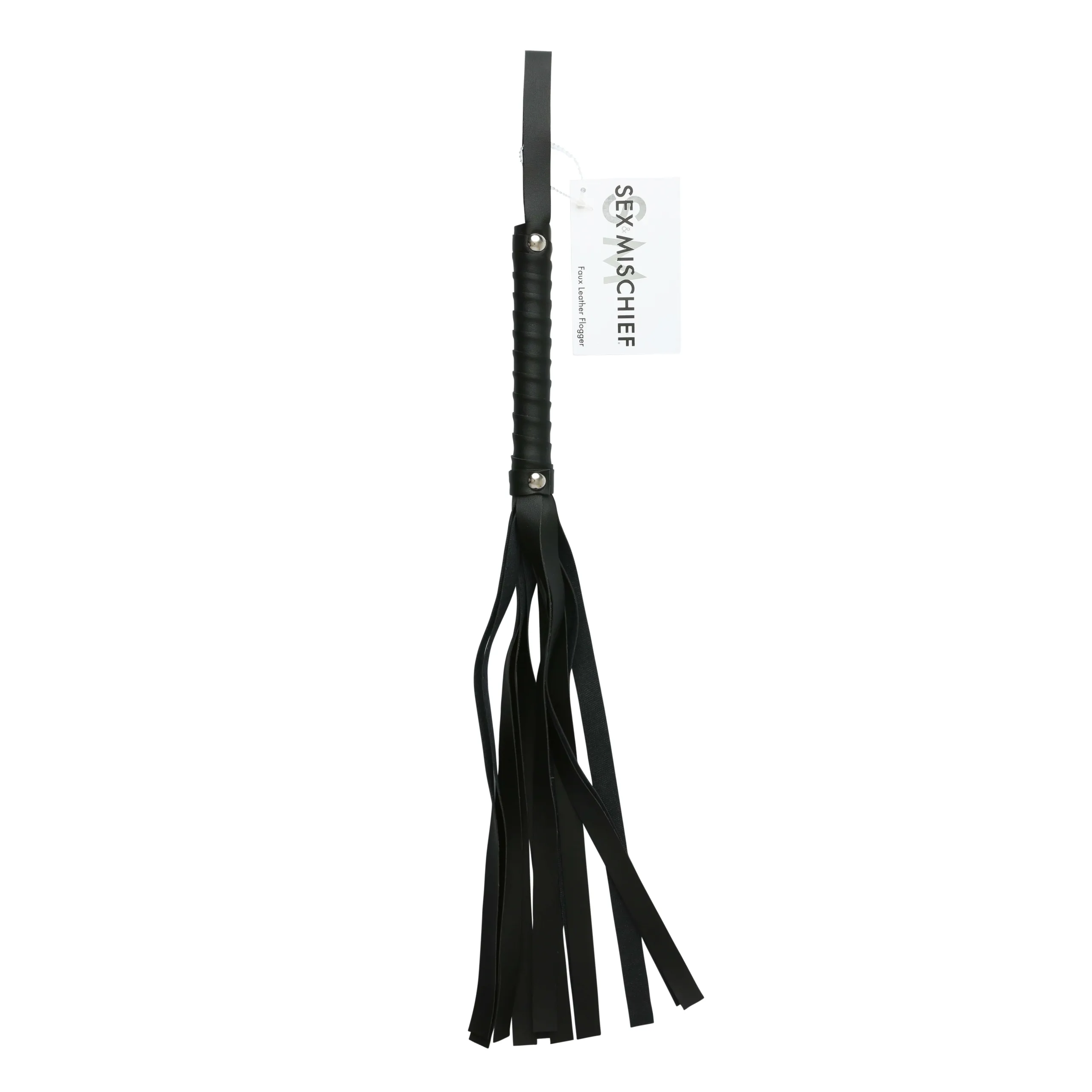 Sex and Mischief Faux Leather Flogger BDSM & Kink Sportsheets