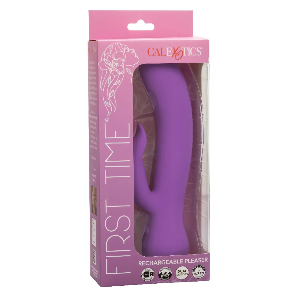 First Time Rechargeable Pleaser - Purple Festival & Rave CalExotics