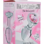 Pink Gem Glass Anal Plug - Medium Lubes & Essentials XR Brands