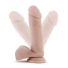 Dr. Skin Plus - 8 Inch Posable Dildo With Balls - Vanilla Dildos Blush