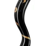 Secret Kisses - 7 Inch Handblown Double Ended Dildo - Black Dildos XGEN